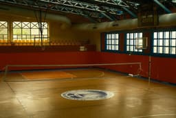 Warm multi-sport hall inside Central Arena